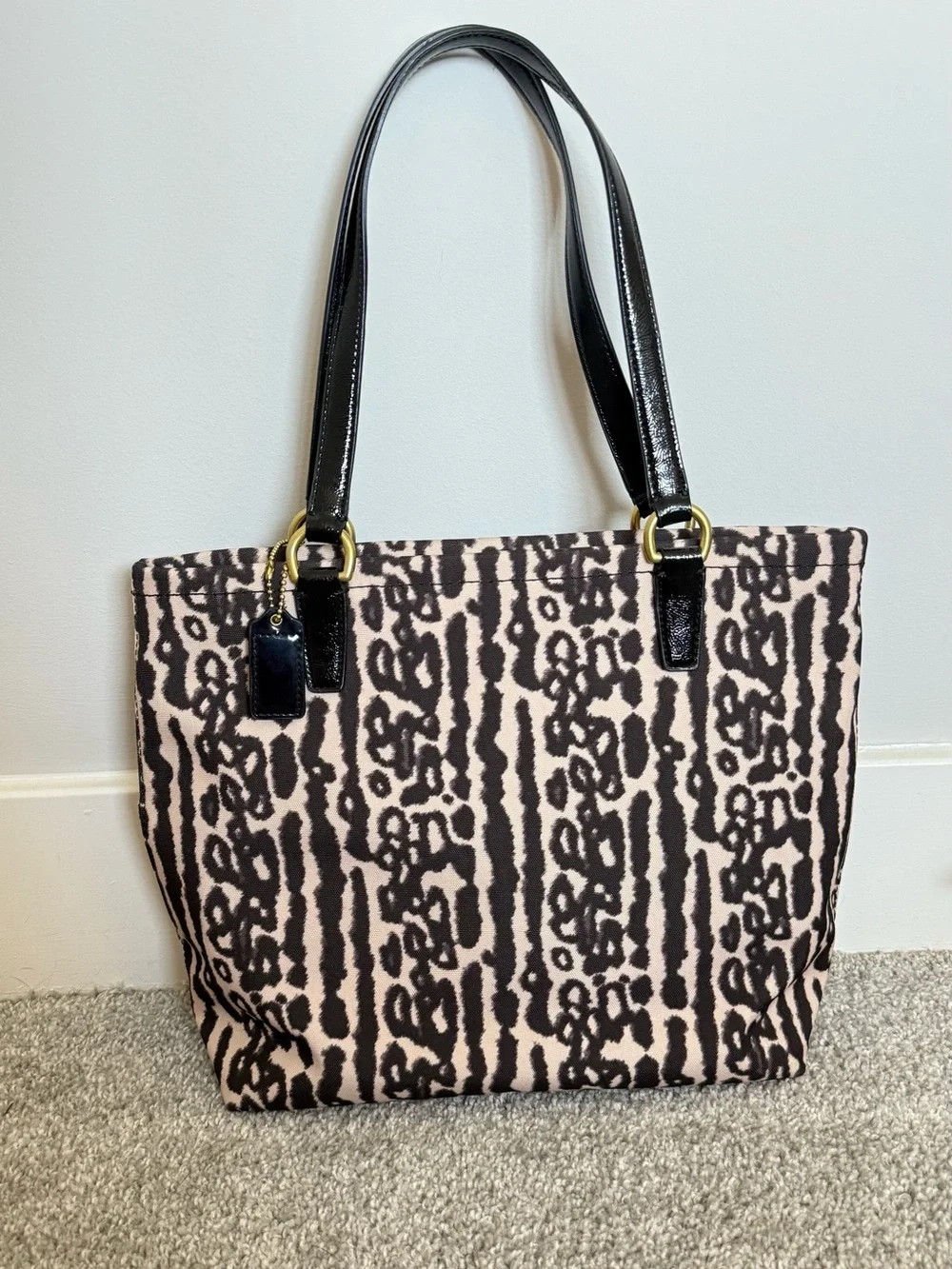 NEW Coach Signature Leopard Ocelot Print Tote